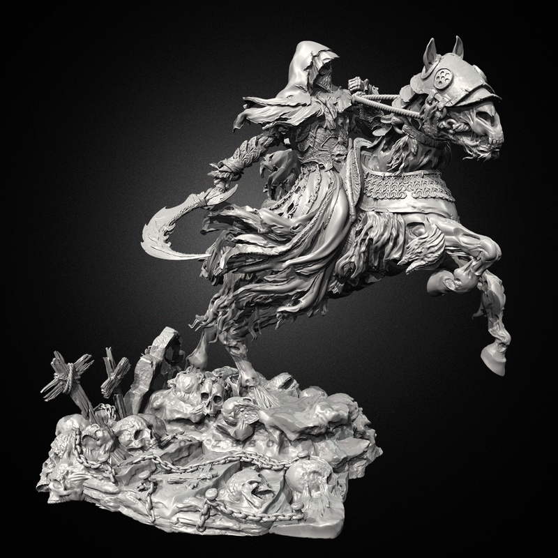 Model Kit Levels - 75mm 95mm 115mm God Level Knight