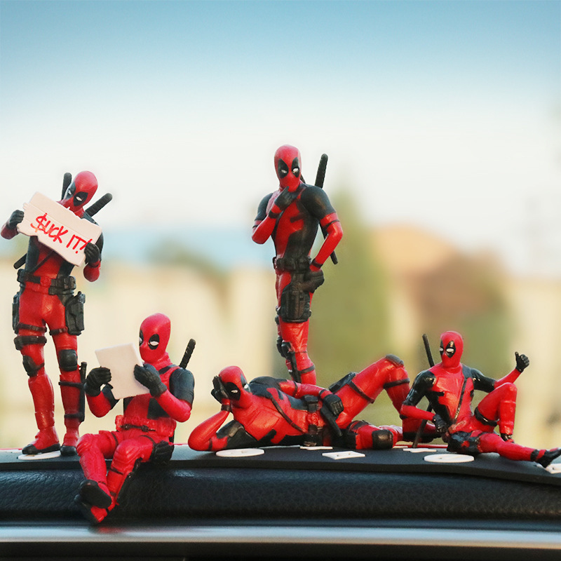 Model Kit Deadpool - Anime Deadpool Action Figure Car Interior