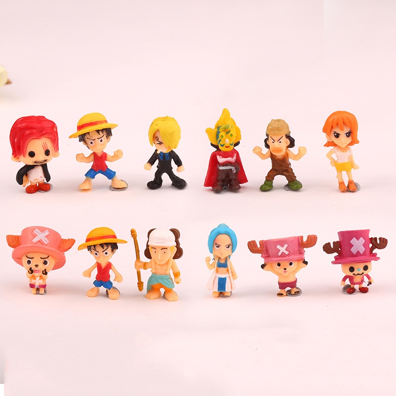 6-12Pcs/Set One Piece Monkey D - огляд і ціна Model Kit Chopper