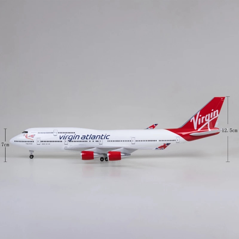 47cm Virgin Atlantic B747 Airp - огляд і ціна Model Kit Medabots