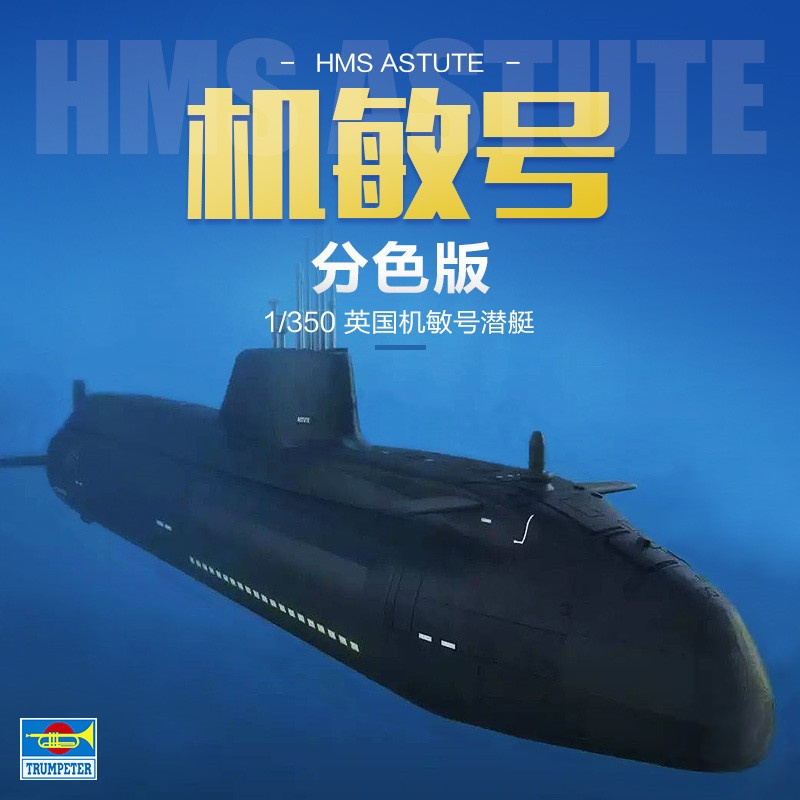 TRUMPETER 1/350 Scale HMS Astu - огляд і ціна Model Kit Ship