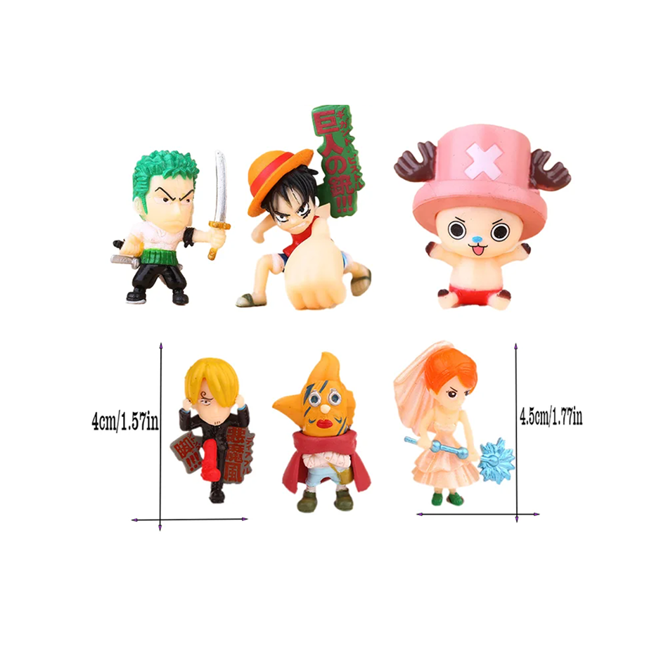 6Pcs/Set One Piece Monkey D. L - огляд і ціна Model Kit Chopper