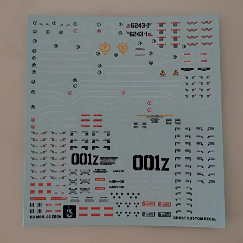 Model Decals for RG 1/144 MSN- - огляд і ціна Model Kit Rg