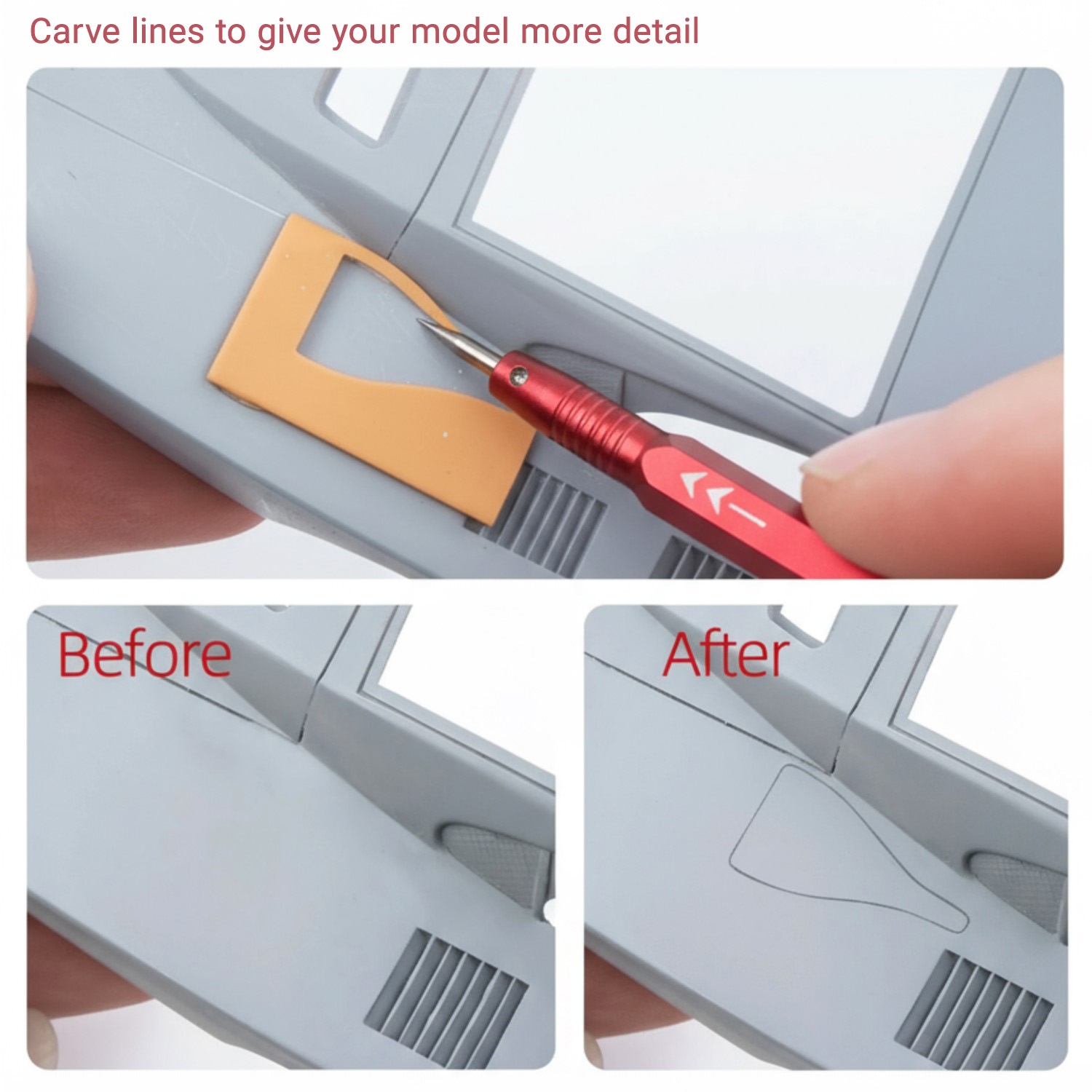 Model Scriber Tool Set with Sc - огляд і ціна Model Kit Rg