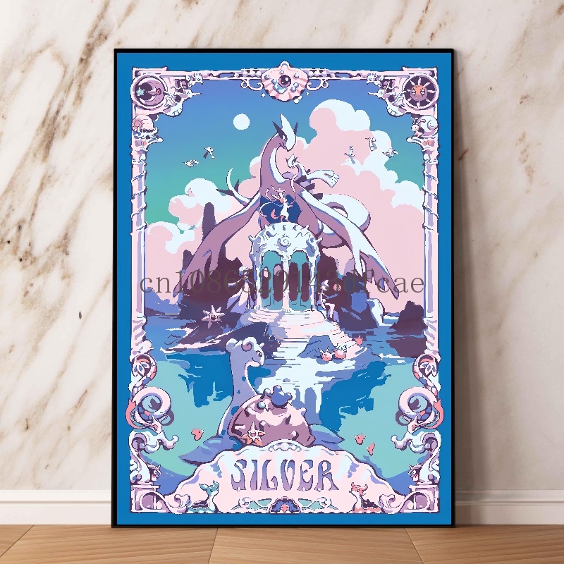 Pokemon Retro Cartoon Poster C - огляд і ціна Model Kit Lugia