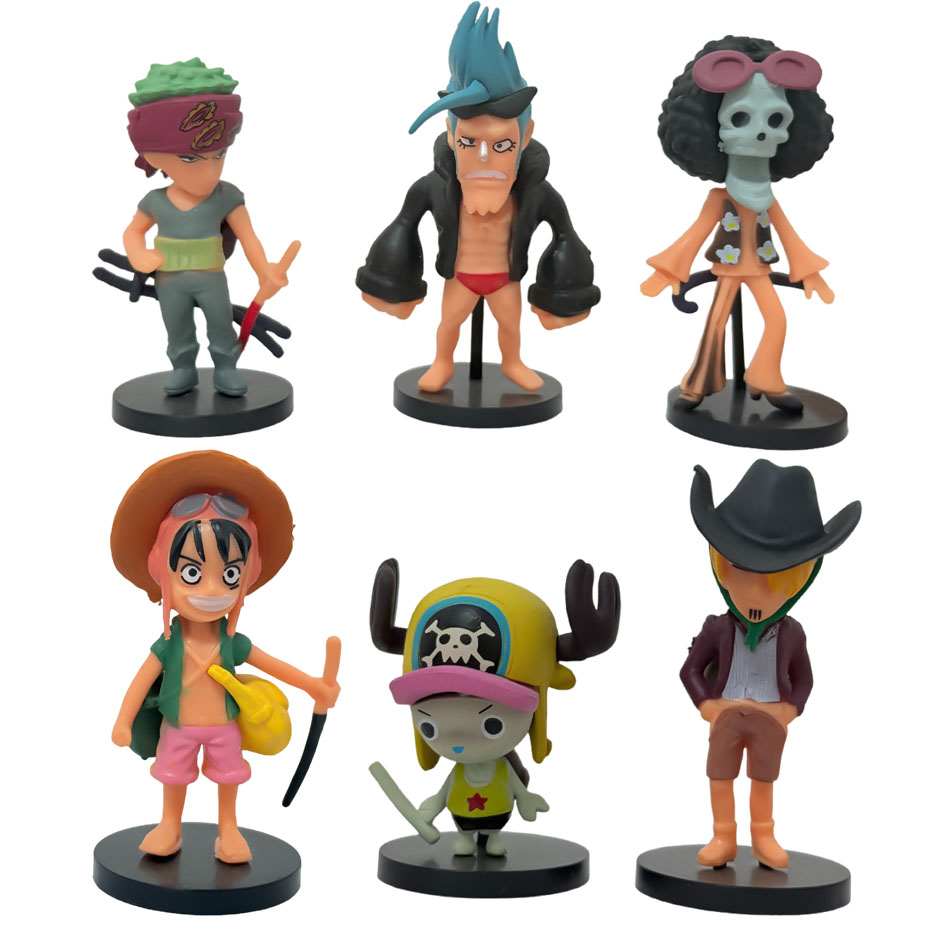 Anime One Piece 6pcs Q Version - огляд і ціна Model Kit Chopper