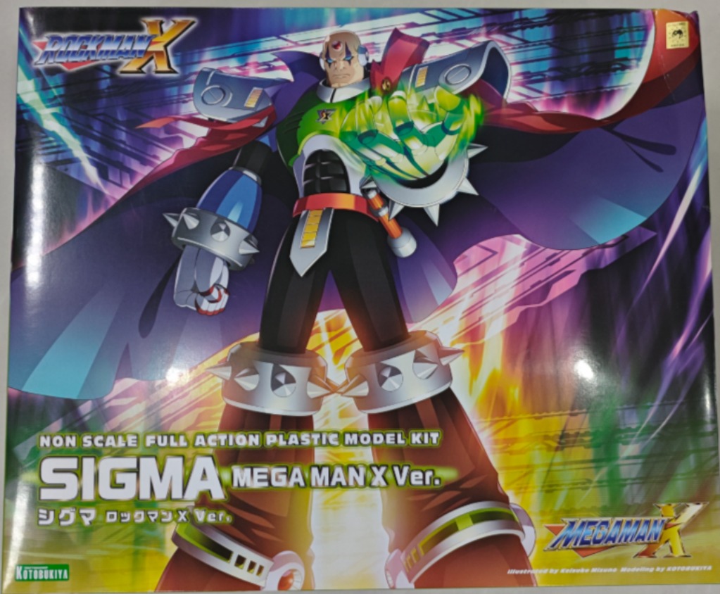Kotobukiya Sigma Mega Man X Ve - огляд і ціна Mega Man X Model Kit