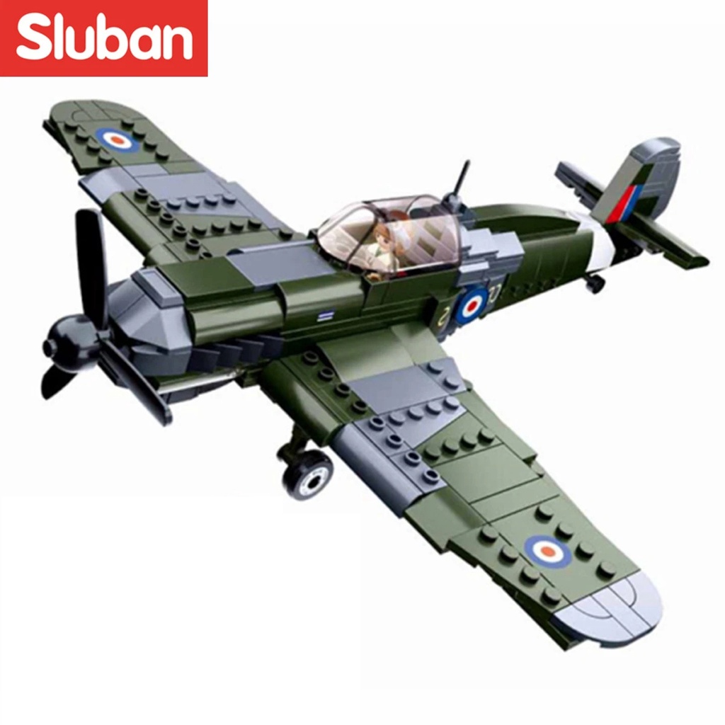 290pcs 0712 WW2 Military Spitf - огляд і ціна Model Kit Spitfire