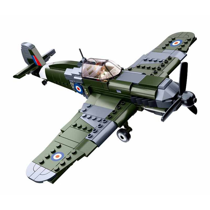 290pcs 0712 WW2 Military Spitf - огляд і ціна Model Kit Spitfire
