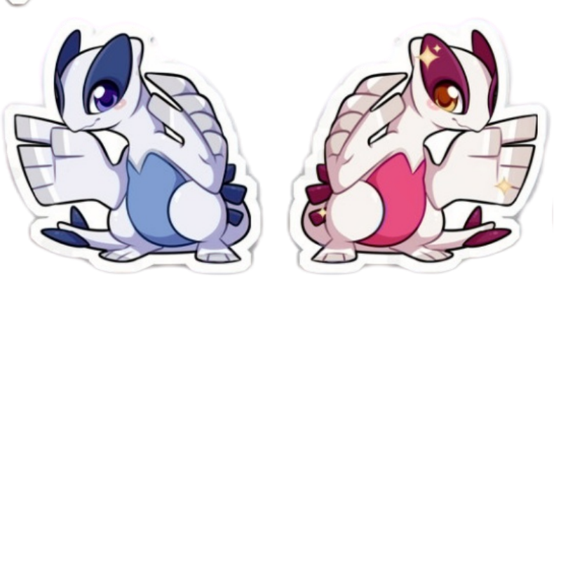 Cute Acrylic Keychain Double-S - огляд і ціна Model Kit Lugia