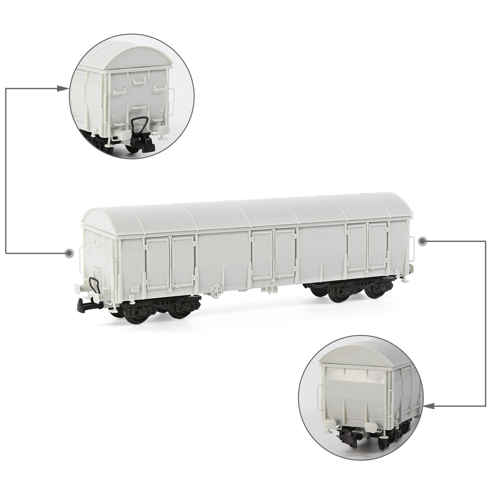 Evemodel HO Scale 1:87 Blank U - огляд і ціна Model Kit Lugia