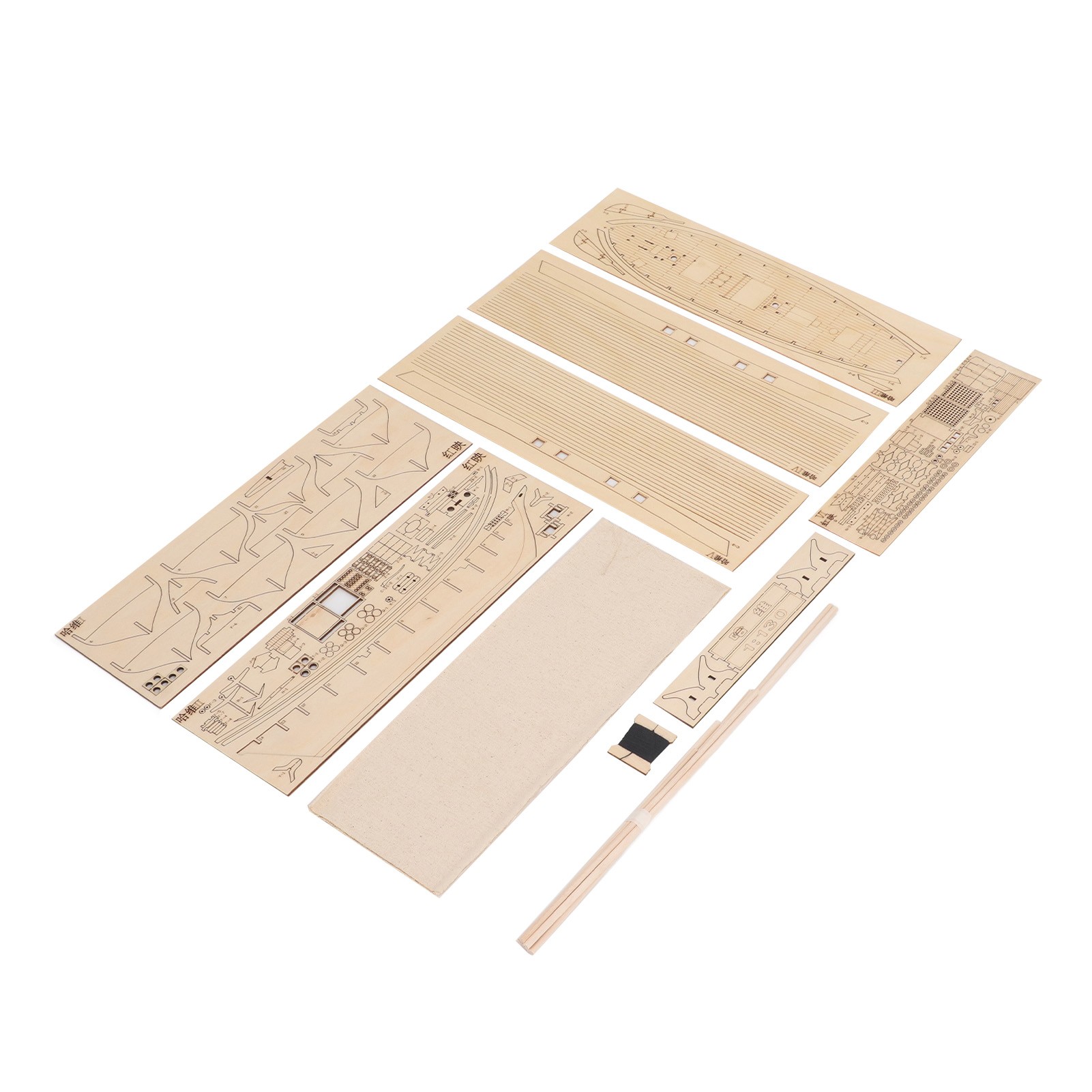 1:130 Wooden Sailboat Kit Inte - огляд і ціна Model Kit Ship