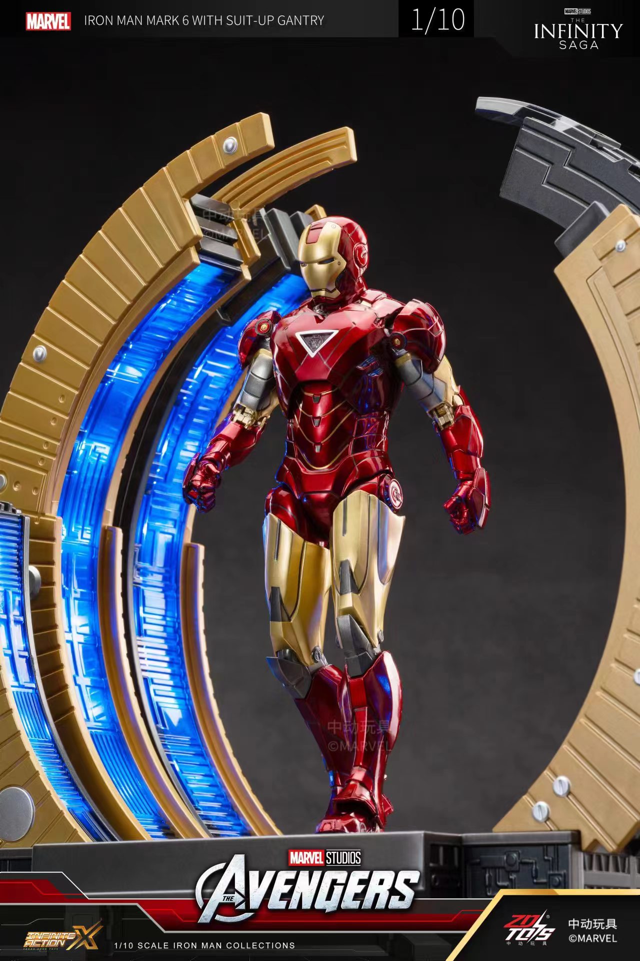 Original ZD Toys Iron Man WITH - огляд і ціна Model Kit Deadpool