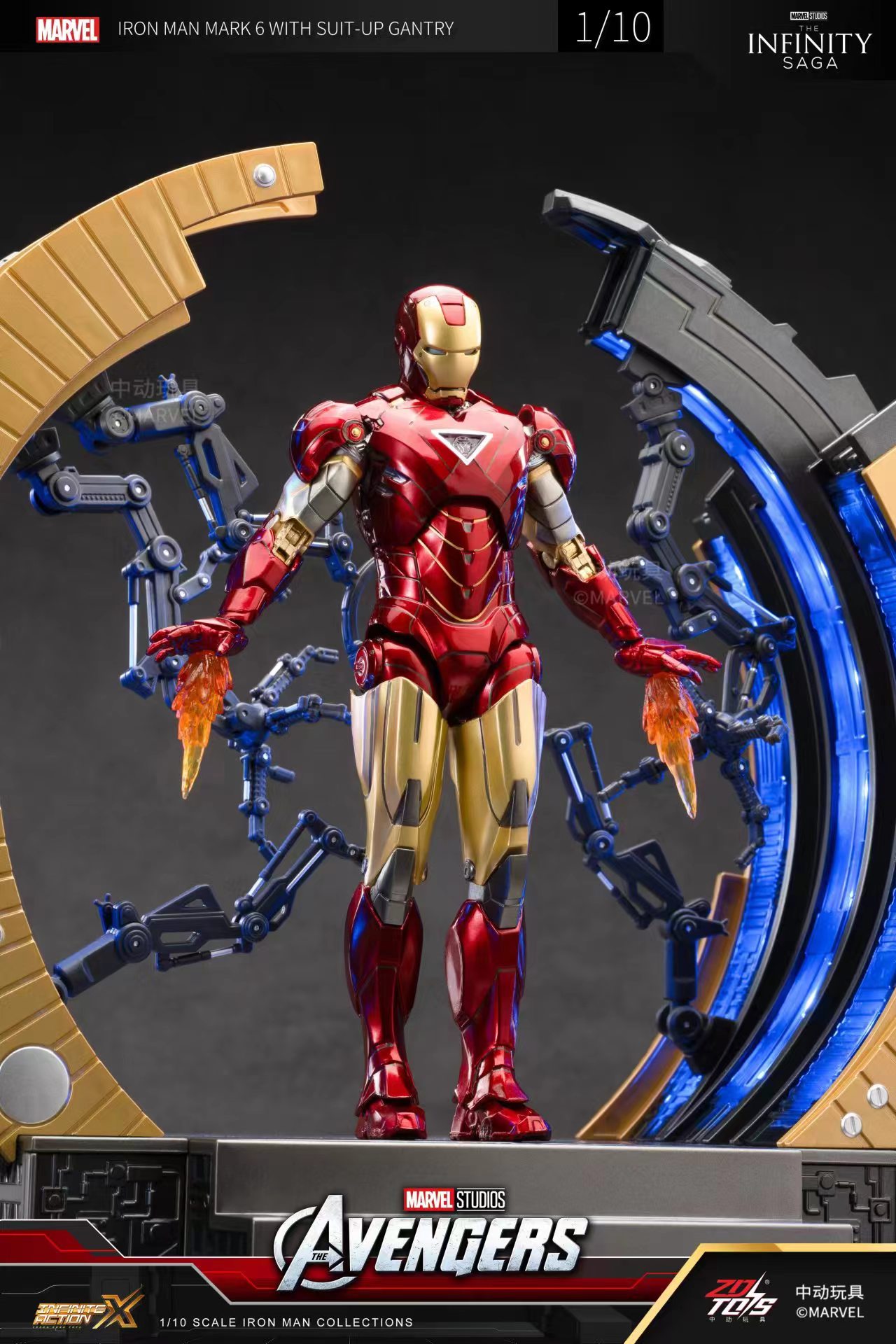 Original ZD Toys Iron Man WITH - огляд і ціна Model Kit Deadpool