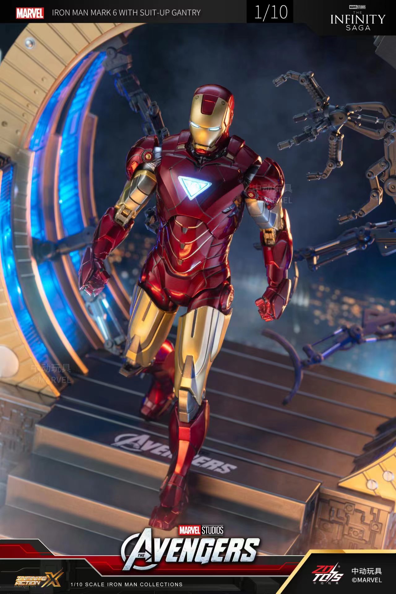 Original ZD Toys Iron Man WITH - огляд і ціна Model Kit Deadpool