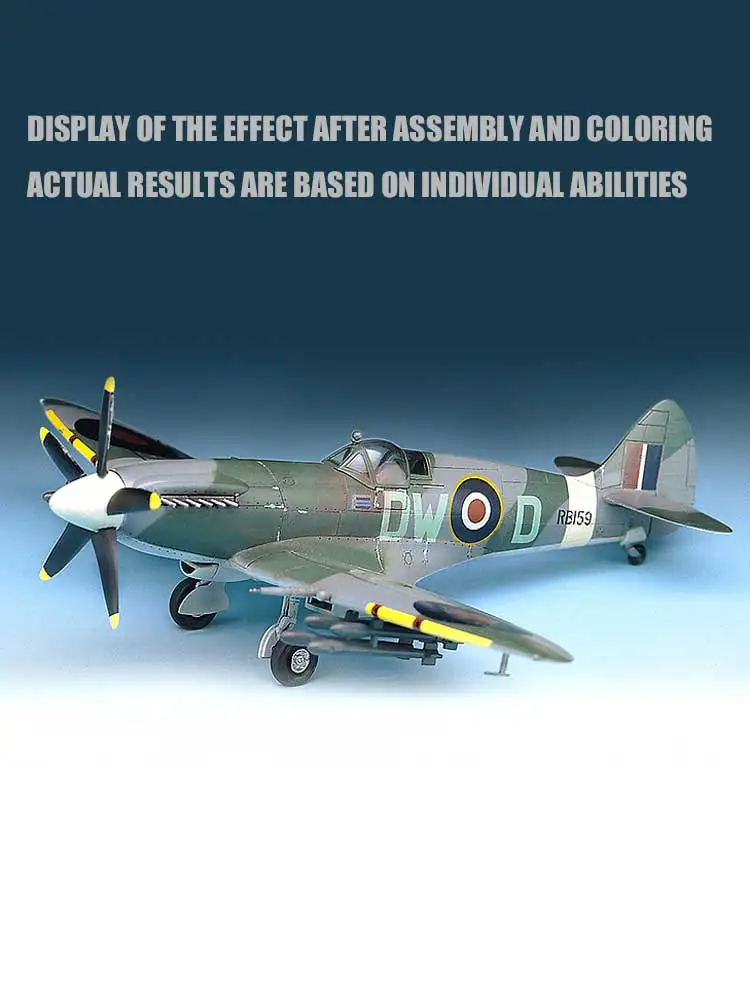 Academy assembled airplane mod - огляд і ціна Model Kit Spitfire