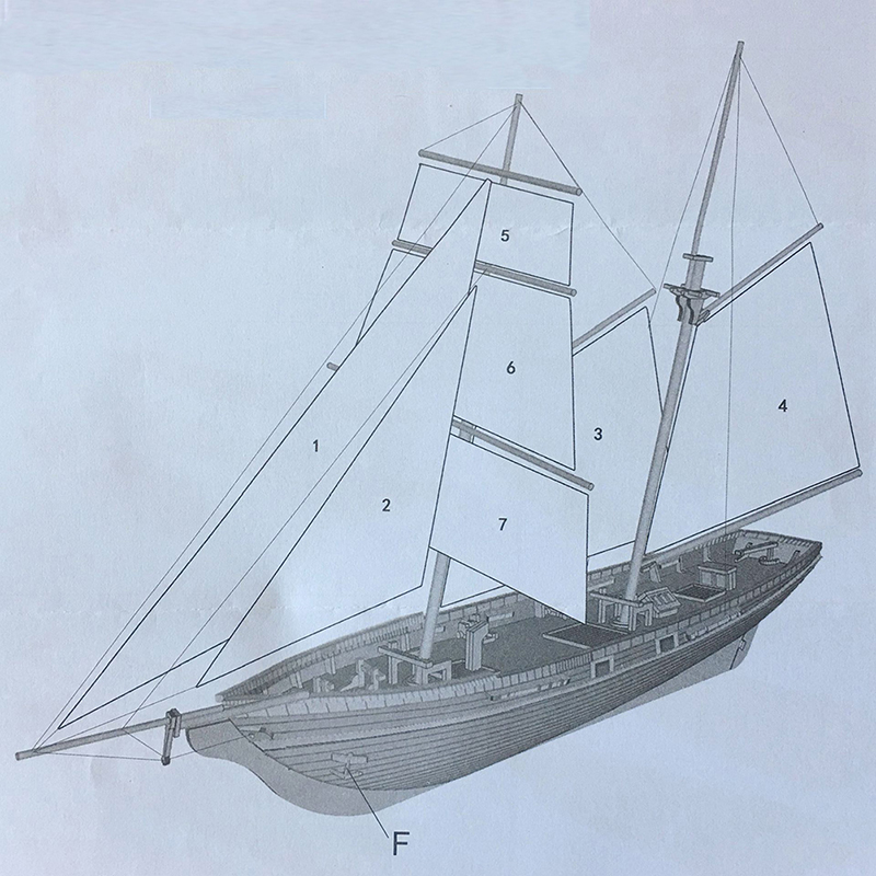 ''New 1PC 1:70 New Port Wooden - огляд і ціна Model Kit Ship